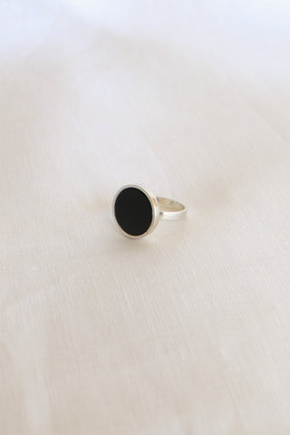 Anel Esfera Preto